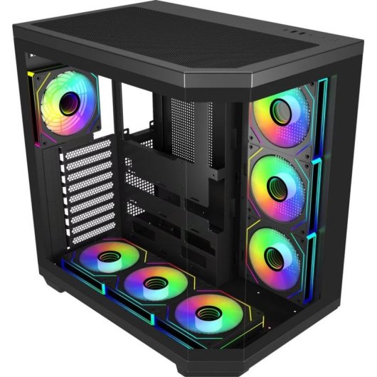 Caja PC Fortron U580-BA ATX Vidrio Templado ARGB Negro