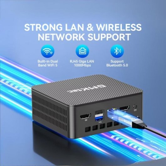 Barebone GMKtec NucBox G3S Intel N95 4 núcleos 8GB DDR4 128GB SSD