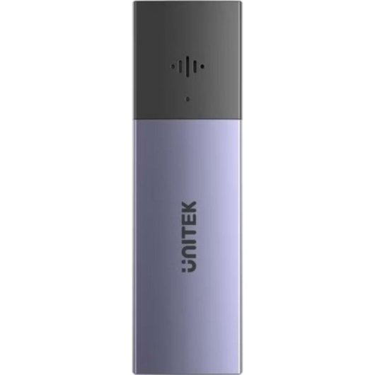 Caja PC Unitek S1251AGY01 M.2 Alluminio Grigio con LED e USB Tipo-C