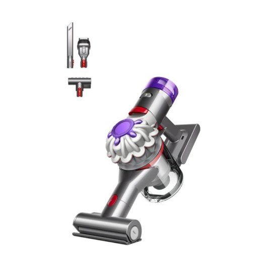 Handstaubsauger Dyson Car+Boat 115W 40 Min Haustiere Allergien Grau Rot Violett