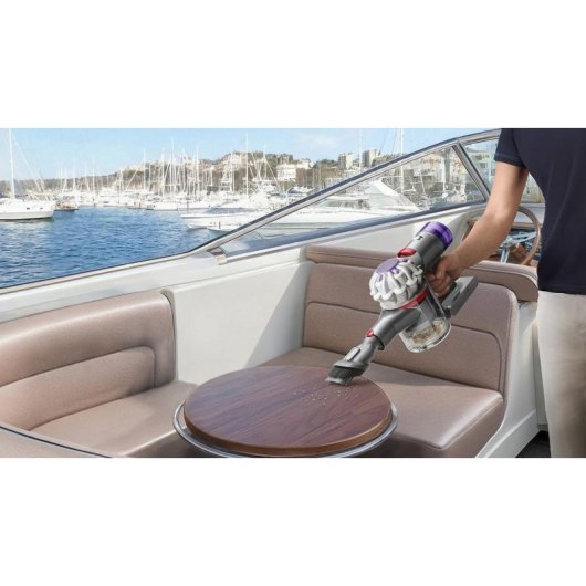 Handstaubsauger Dyson Car+Boat 115W 40 Min Haustiere Allergien Grau Rot Violett