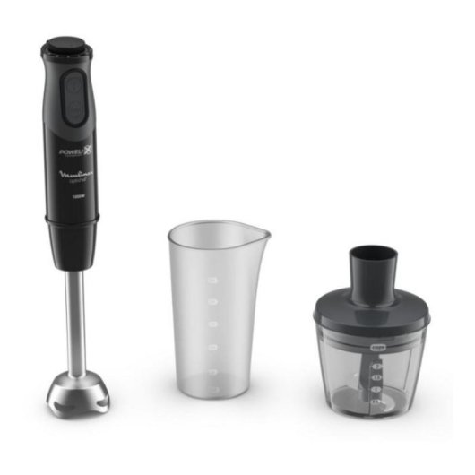 Stabmixer Moulinex DD64 1000 W 10 Stufen mit Zerkleinerer und Messbecher