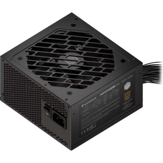 Fuente de alimentación Genesis Nihon 750NM 750W Certificación 80+ Bronze ATX 3.1