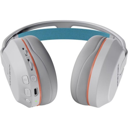 Auriculares Turtle Beach Stealth 500 inalámbricos Bluetooth y RF para gaming blancos
