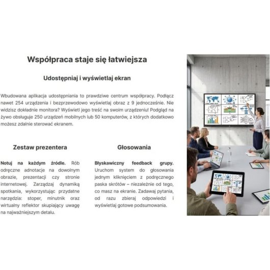 Monitor interactivo Avtek TS 9 Mate G 86 4K Multi-Touch