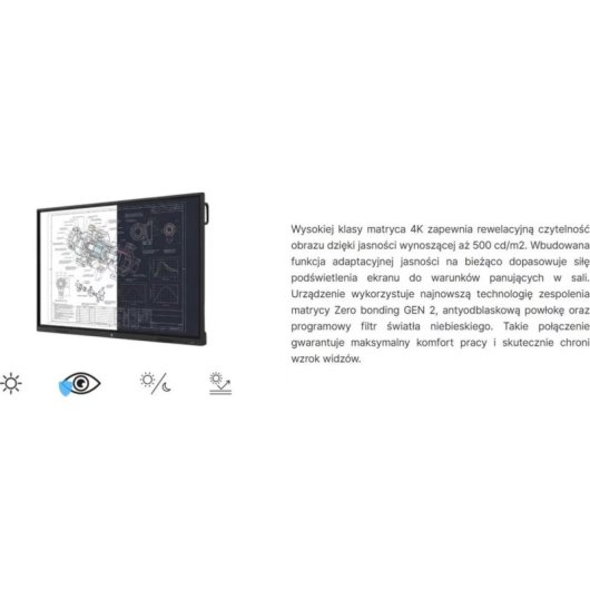Monitor interactivo Avtek TS 9 Mate G 86 4K Multi-Touch