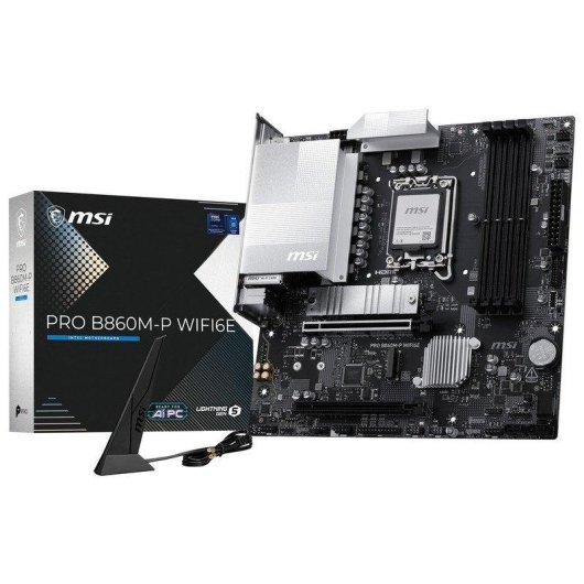 Scheda Madre MSI PRO B860M-P WIFI6E B860 LGA1851 DDR5 Micro-ATX WiFi 6E 2.5G LAN