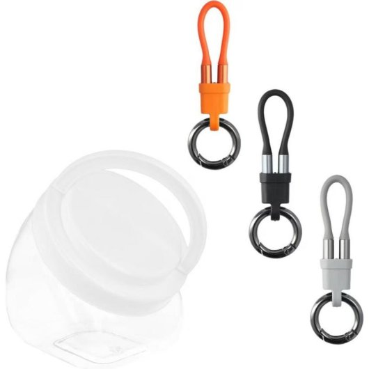 Cable USB-C 4smarts Mini Keyring Pack 20 unidades 60W 12cm