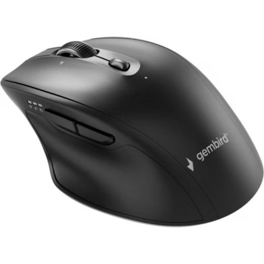 Ratón Gembird Wireless Dual-Mode Bluetooth RF 2400 DPI Schwarz 6 Tasten
