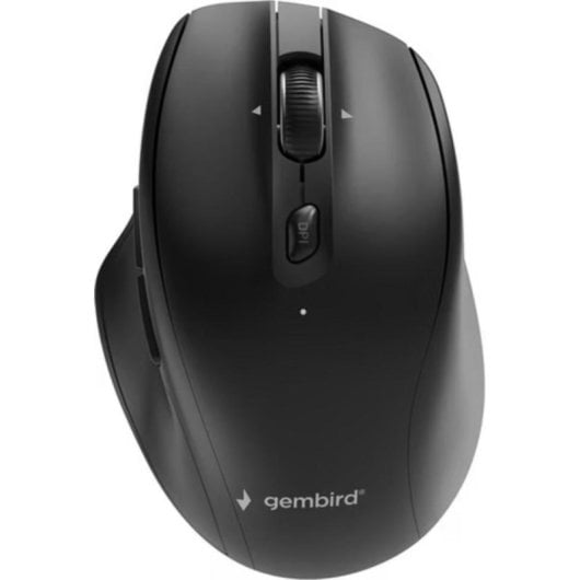 Ratón Gembird Wireless Dual-Mode Bluetooth RF 2400 DPI Schwarz 6 Tasten