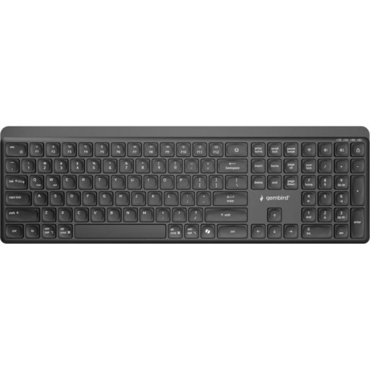 Tastatur Gembird KB-WPS-03 kabellos Office 100% QWERTY USA schwarz