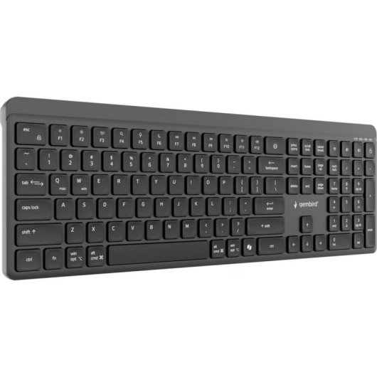 Tastatur Gembird KB-WPS-03 kabellos Office 100% QWERTY USA schwarz