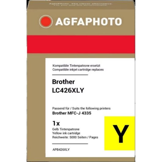 Tóner AGFAPHOTO APB426XLY Amarillo XL Compatible Brother