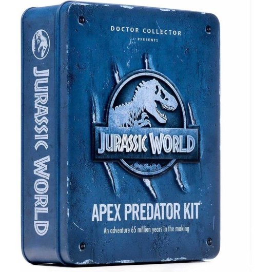 Kit Colección Doctor Collector Jurassic World Apex Predator Edición Visitante VIP