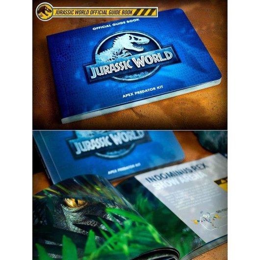 Kit Colección Doctor Collector Jurassic World Apex Predator Edición Visitante VIP