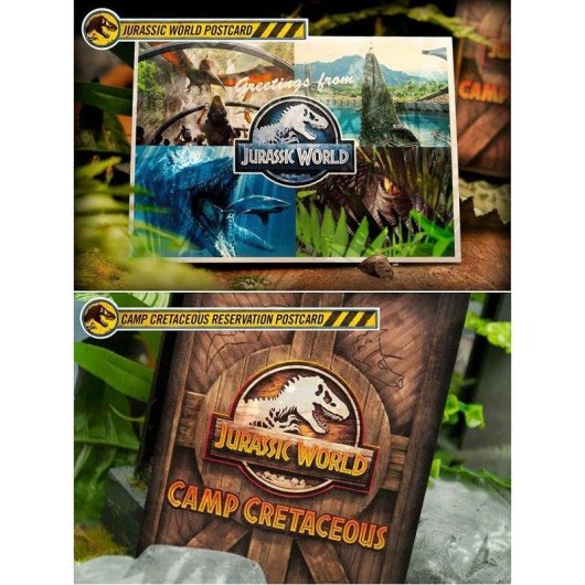 Kit Colección Doctor Collector Jurassic World Apex Predator Edición Visitante VIP