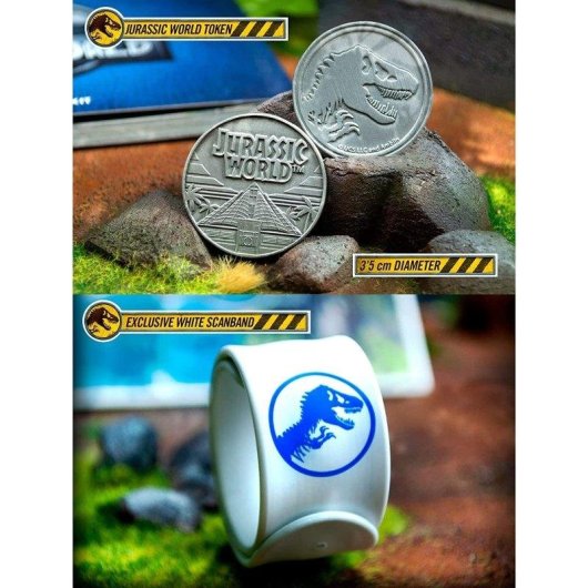 Kit Colección Doctor Collector Jurassic World Apex Predator Edición Visitante VIP