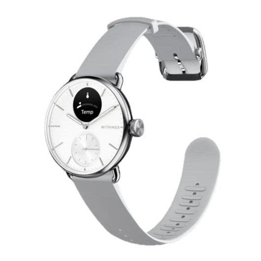 Withings Scanwatch 2 Bluetooth 38mm Aço Inoxidável Branco 5ATM SpO2 Cardio