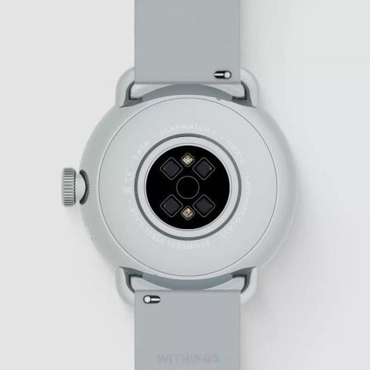 Withings Scanwatch 2 Bluetooth 38mm Aço Inoxidável Branco 5ATM SpO2 Cardio