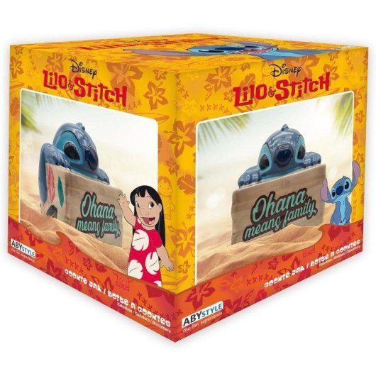 Barattolo Biscotti AbyStyle Lilo & Stitch Disney Ceramica Multicolore