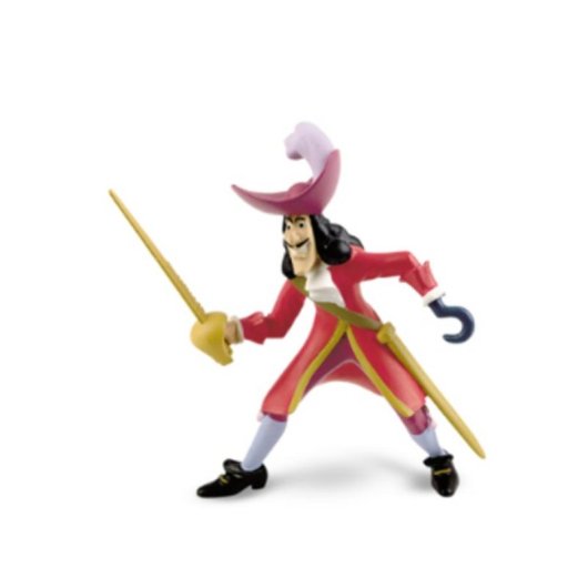Figura Bullyland Capitão Gancho Peter Pan 8,5 cm