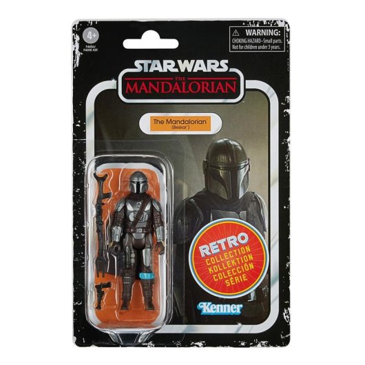 Figura de acción Hasbro Star Wars The Mandalorian Beskar 10 cm Retro Collection