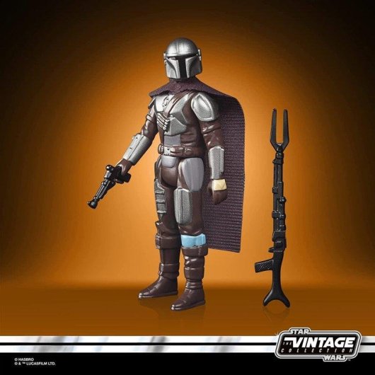 Figura de acción Hasbro Star Wars The Mandalorian Beskar 10 cm Retro Collection