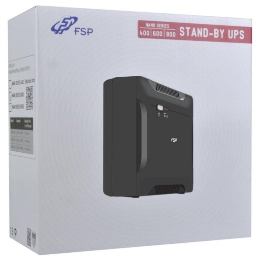 Sai FSP 600VA Batterie Plomb 10 Minutes Protection Surcharge