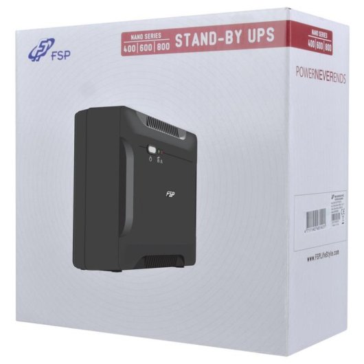 Sai FSP 600VA Batterie Plomb 10 Minutes Protection Surcharge