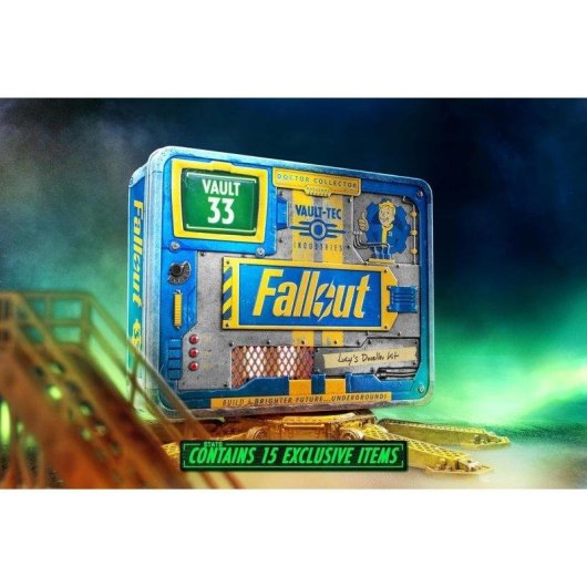 Caja Metálica Fallout Vault 33 Kit Lucy Dweller Doctor Collector