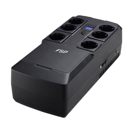 Sai FSP 800VA Bleiakku 14 Minuten LCD USB RJ45 Überlastschutz