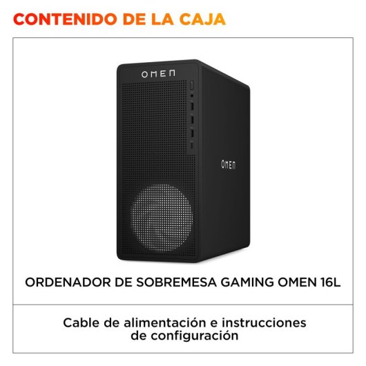 Desktop PC HP OMEN 16L TG03-1000ns Intel Core i7-14650HX 16GB 512GB SSD RTX 5060 FreeDOS WiFi6E