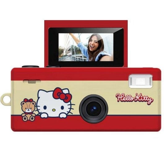 Cámara Compacta Yashica Hello Kitty Funtastic 1MP USB Type-C Rosa
