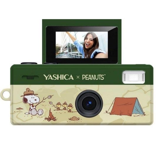 Cámara Compacta Yashica Funtastic Keychain 1MP USB Type-C Negra