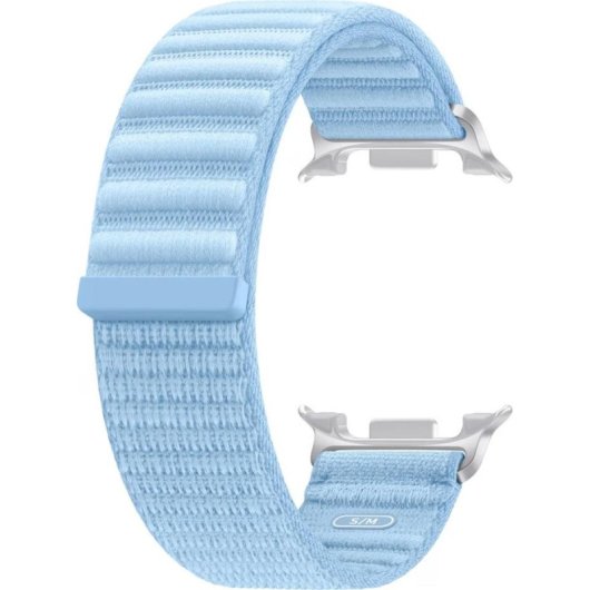 Armband Samsung Galaxy Watch 8/9 20mm Blau S/M Nylon Stoff