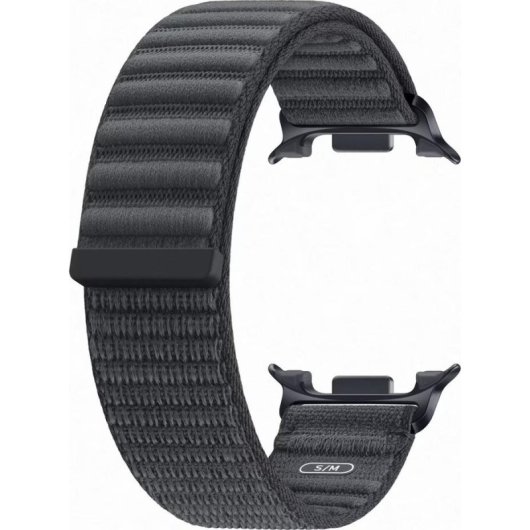 Bracciale sport Samsung nylon nero Galaxy Watch 8/8 Classic e 9