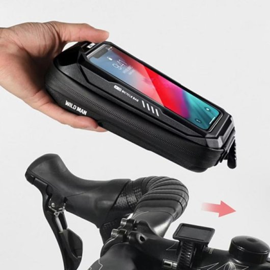 Soporte para bicicleta Wildman X3 con Bluetooth, USB y batería extraíble