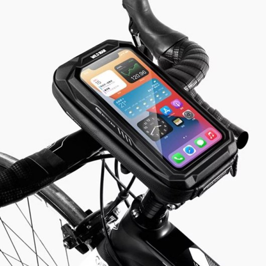 Soporte para bicicleta Wildman X3 con Bluetooth, USB y batería extraíble