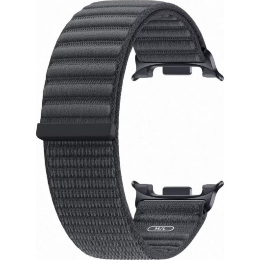 Bracciale Nylon Samsung Galaxy Watch 8/8 Classic/9 Nero M/L Quick Release