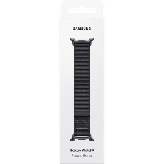 Bracciale Nylon Samsung Galaxy Watch 8/8 Classic/9 Nero M/L Quick Release