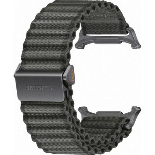 Correa Samsung Galaxy Watch Ultra Nylon Titanio Verde Oliva Quick Release