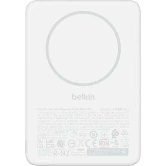 Powerbank Belkin BoostCharge Magnética MagSafe 10000 mAh Blanco