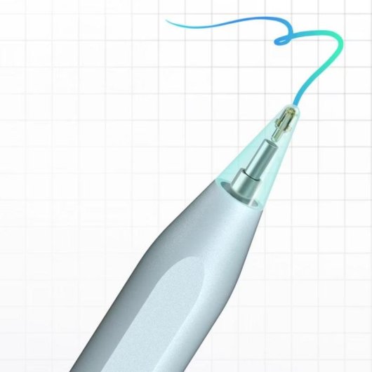 Lápiz digital Metapen A8 azul para iPad con punta fina y carga USB-C