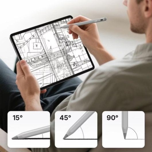 Lápiz óptico activo Metapen A8 punta 0,1 mm inclinación USB-C iPad