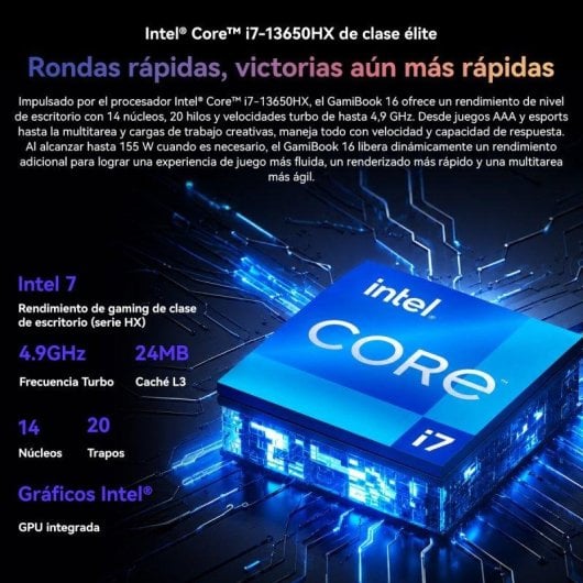 Portatile Blackview GamiBook 16 16" Intel Core i7-13650HX 16GB 1TB SSD RTX 5060 Windows 11