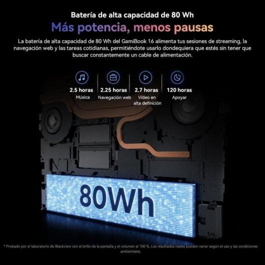Portatile Blackview GamiBook 16 16" Intel Core i7-13650HX 16GB 1TB SSD RTX 5060 Windows 11