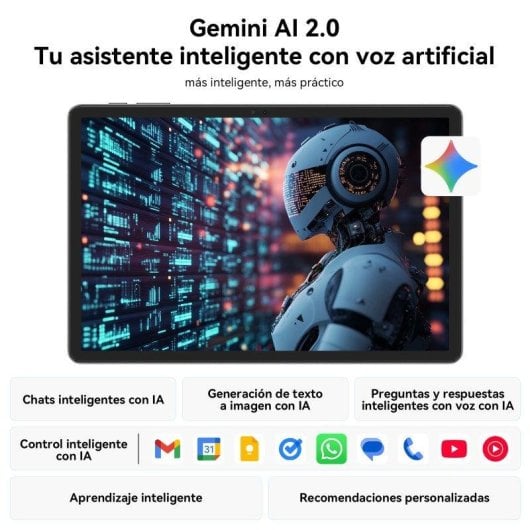 Tablet ExcitPower T50 WiFi 11" 24GB 128GB Cinzento