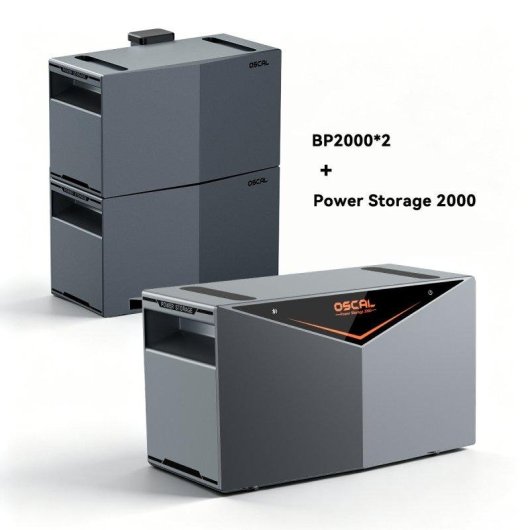 Estación de energía Oscal Power Storage 2000 1920Wh 1200W LiFePO4 IP65 WiFi Bluetooth