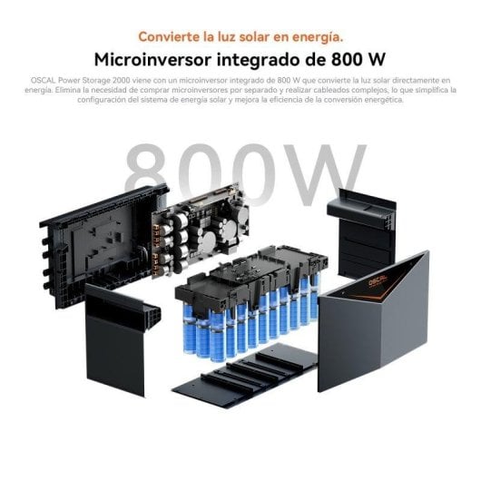 Estación de energía Oscal Power Storage 2000 1920Wh LiFePO4 1200W IP65 Bluetooth WiFi exterior