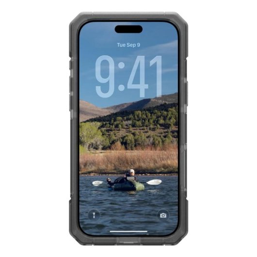 Funda para móvil Urban Armor Gear cover TPU transparente ceniza para iPhone 17 Pro Max